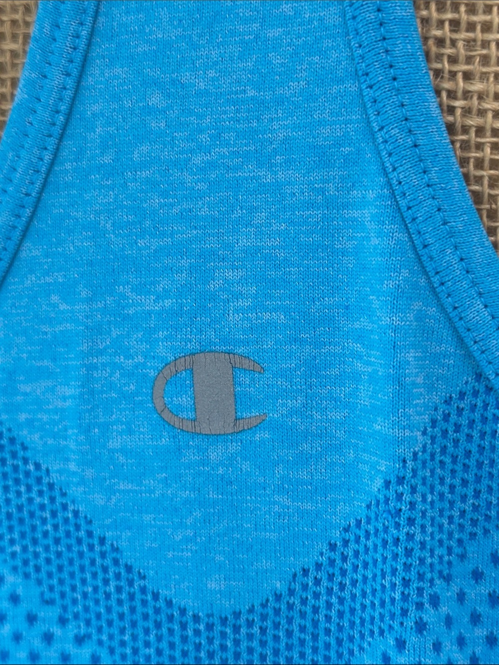 Champion Blue Performance Racerback Tank Top - Picture 6 of 6
